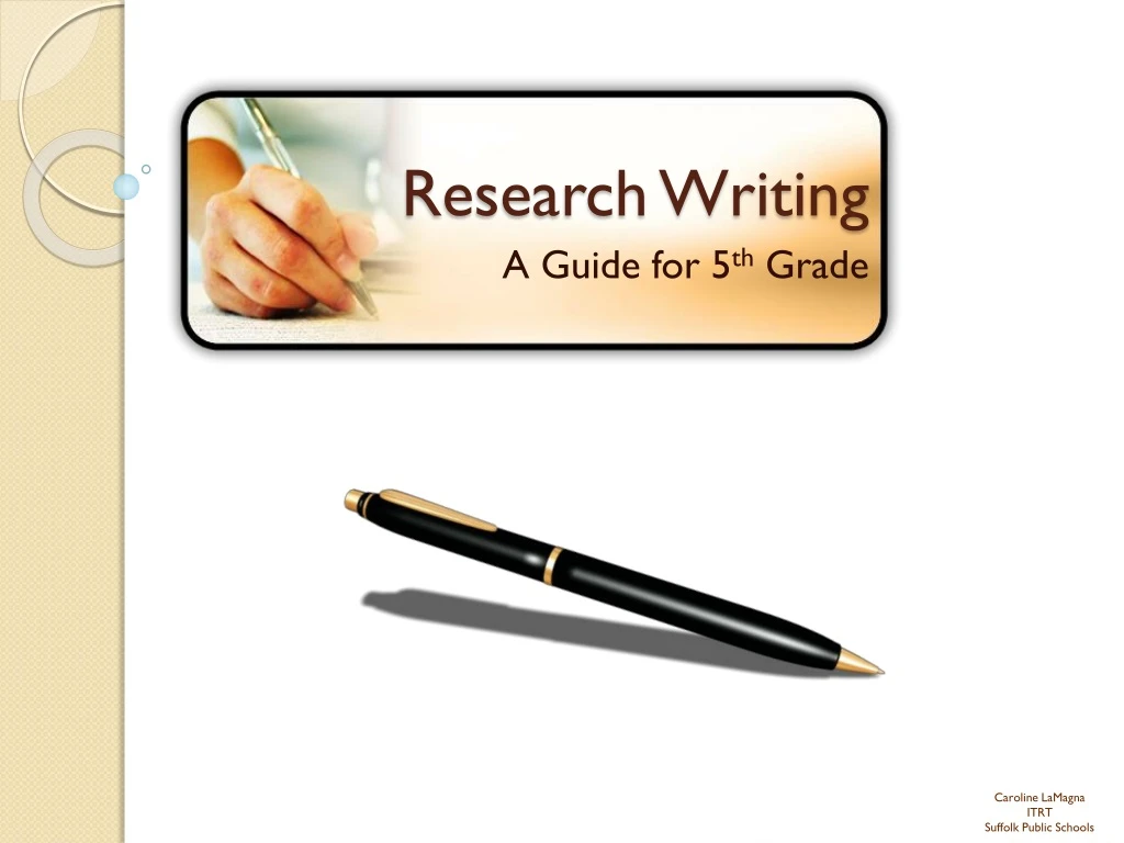 research writing