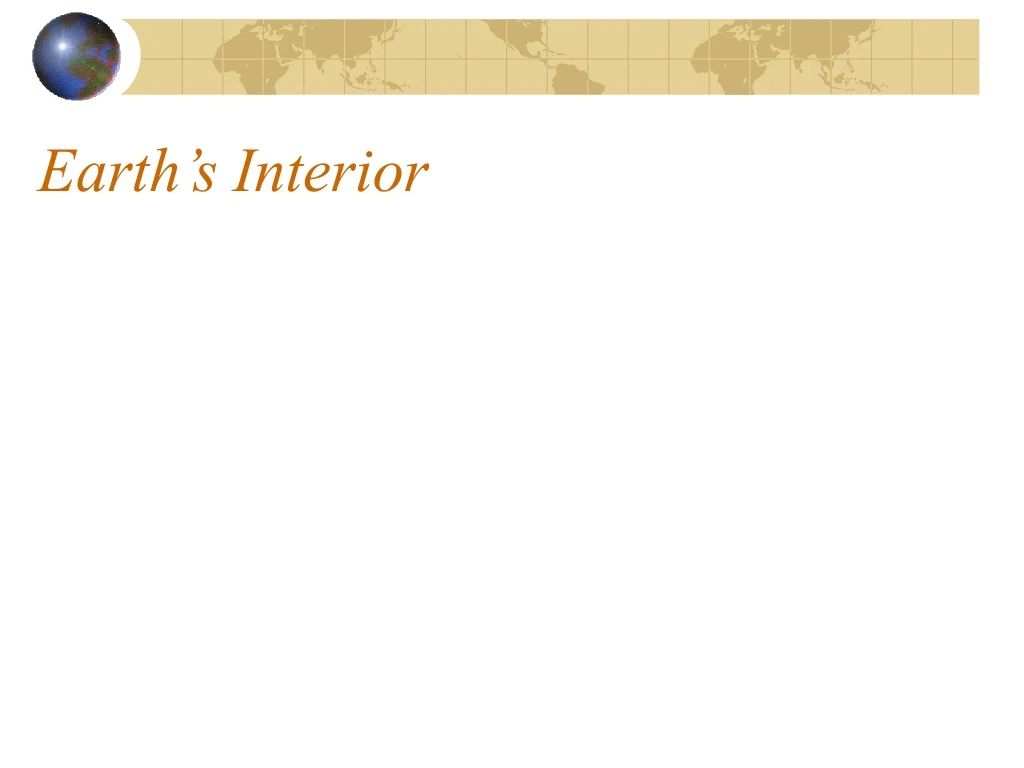 earth s interior