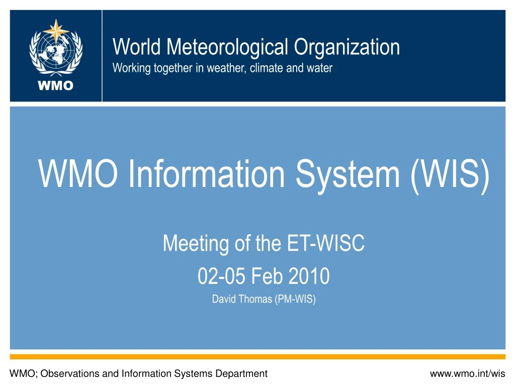 world meteorological organization working together in weather climate and water