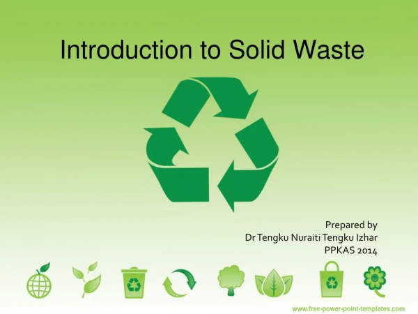Introduction to Solid Waste