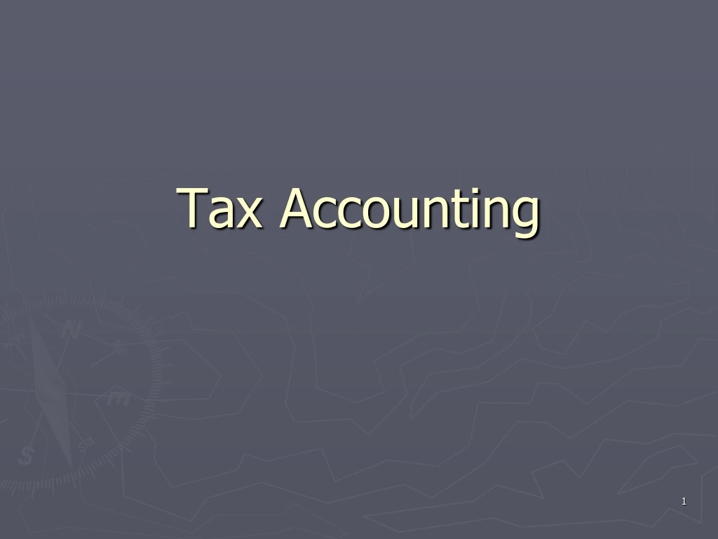 tax accounting