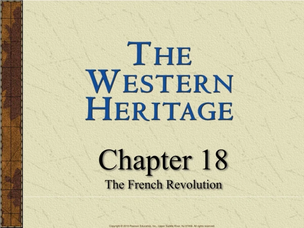 Chapter 18 The French Revolution