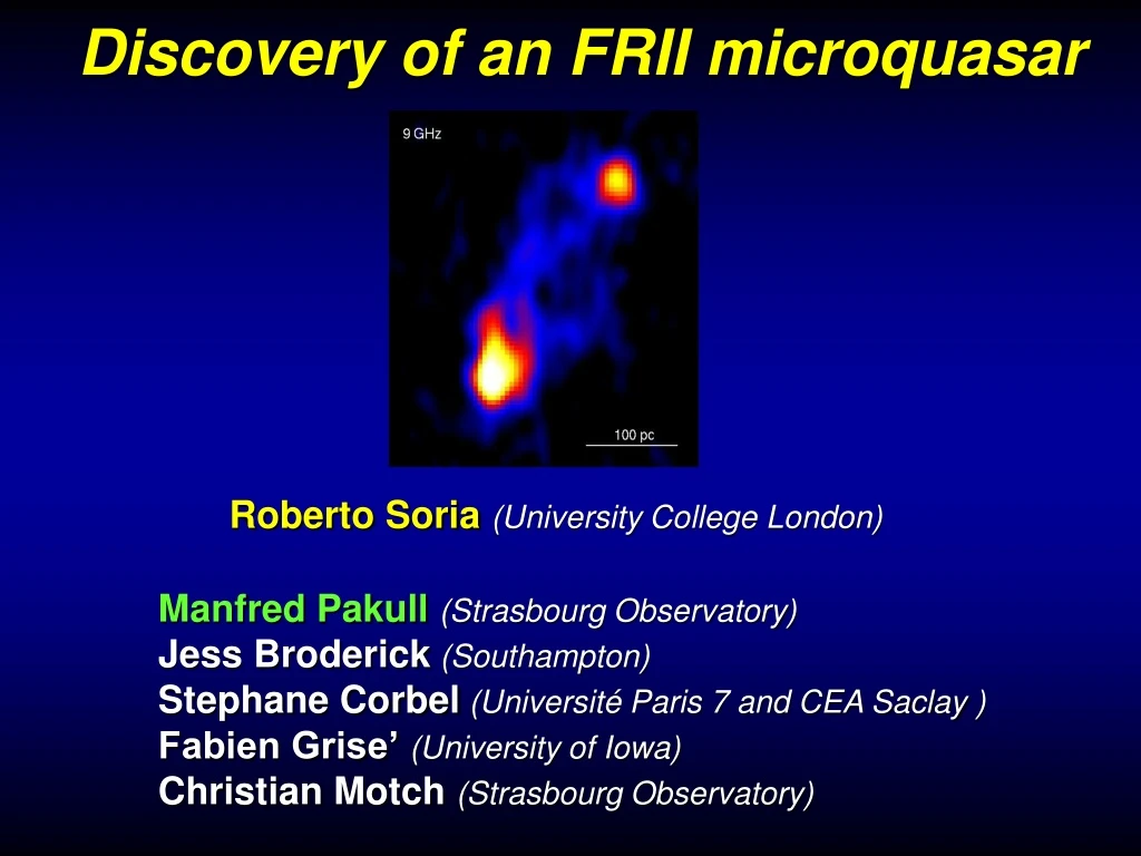 discovery of an frii microquasar