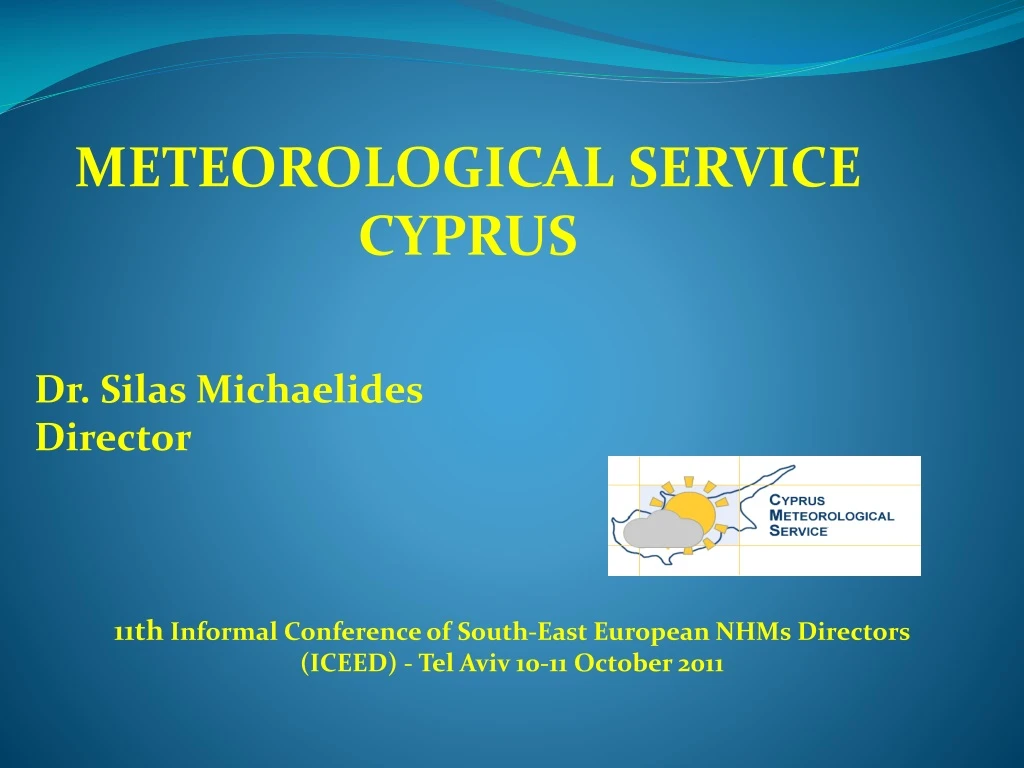 meteorological service cyprus dr silas