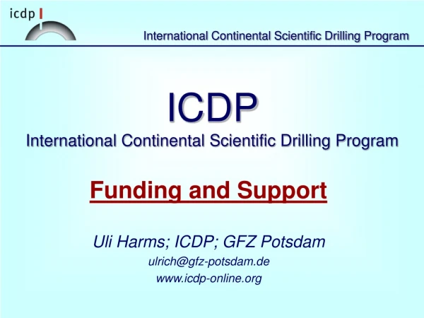 ICDP  International Continental Scientific Drilling Program