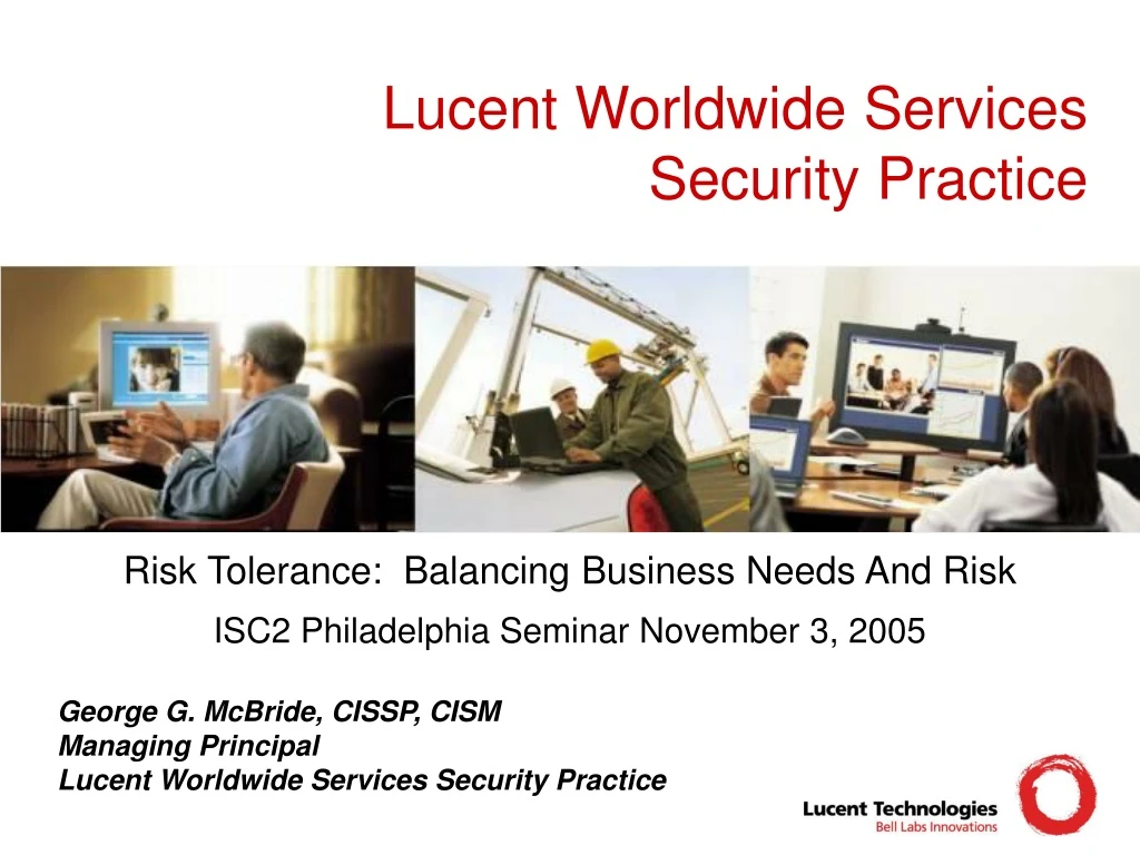 lucent worldwide services security practice