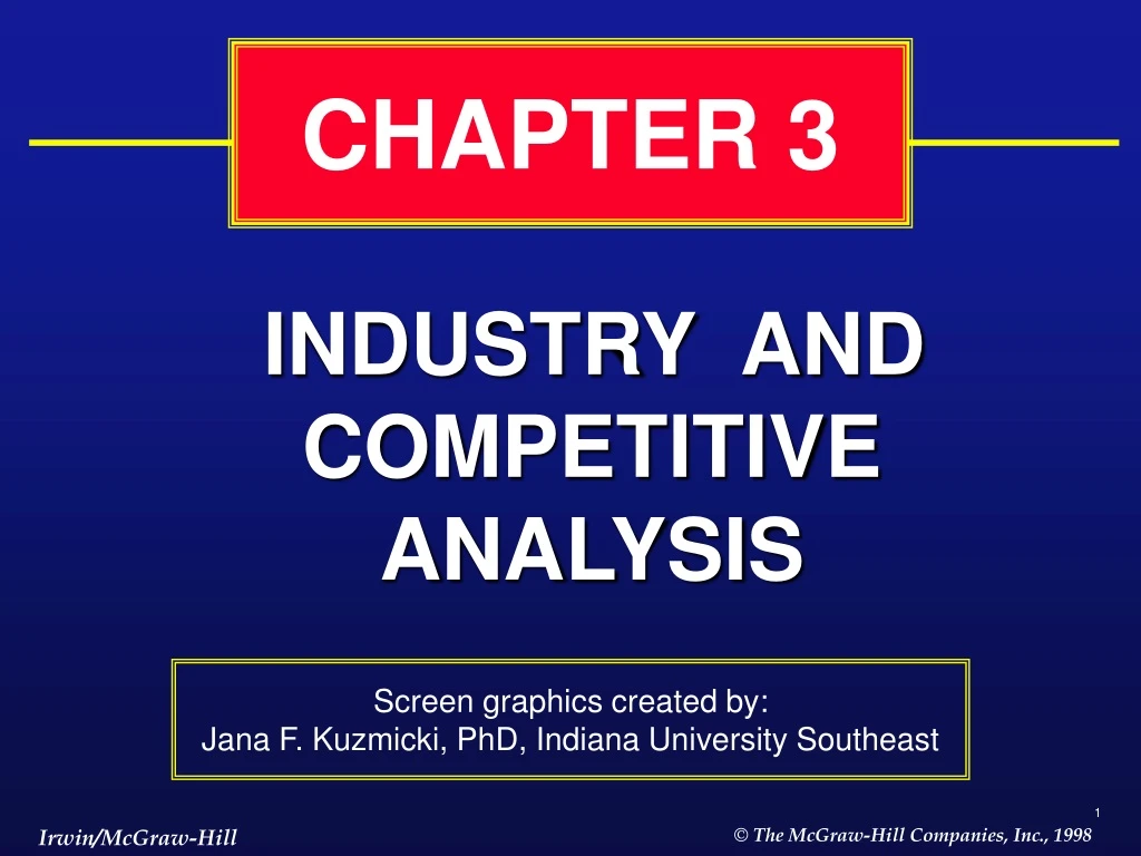 industry and competitive analysis