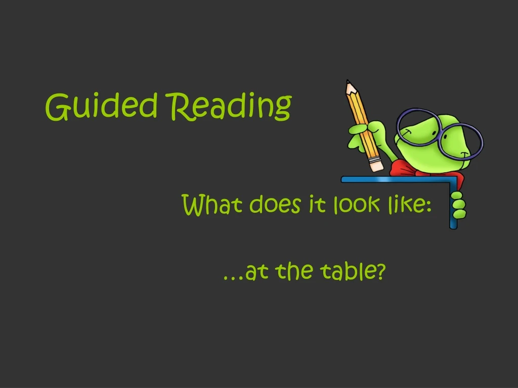 guided reading