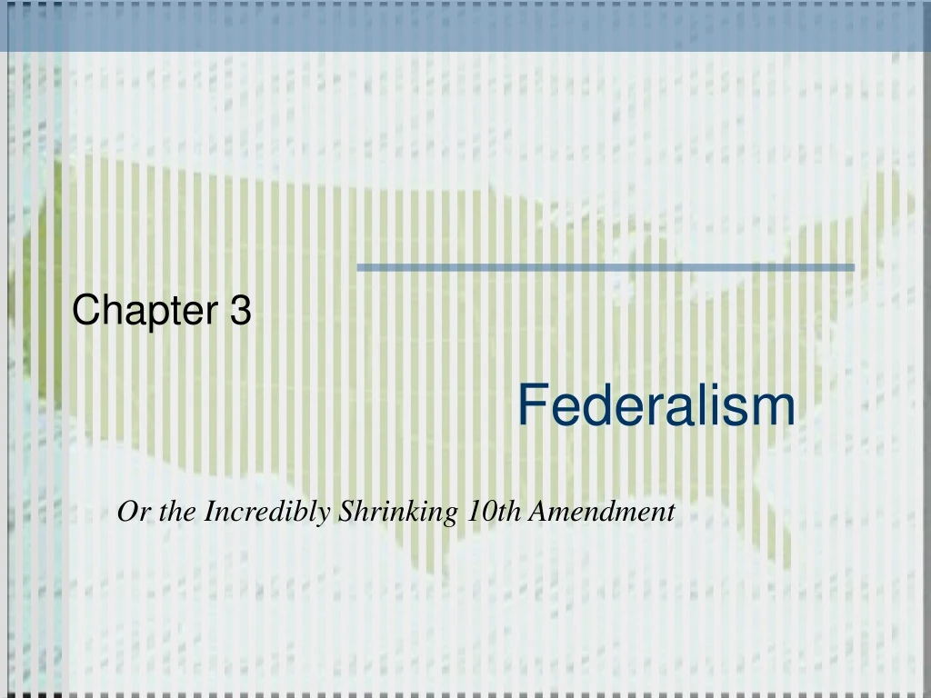 federalism