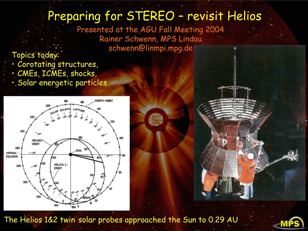 preparing for stereo revisit helios