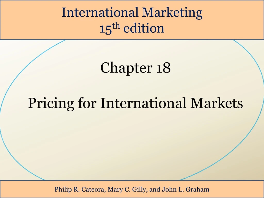 international marketing 15 th edition