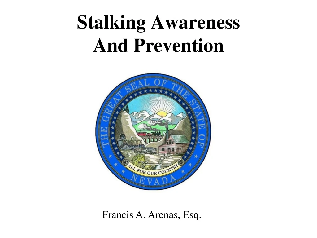 stalking awareness and prevention