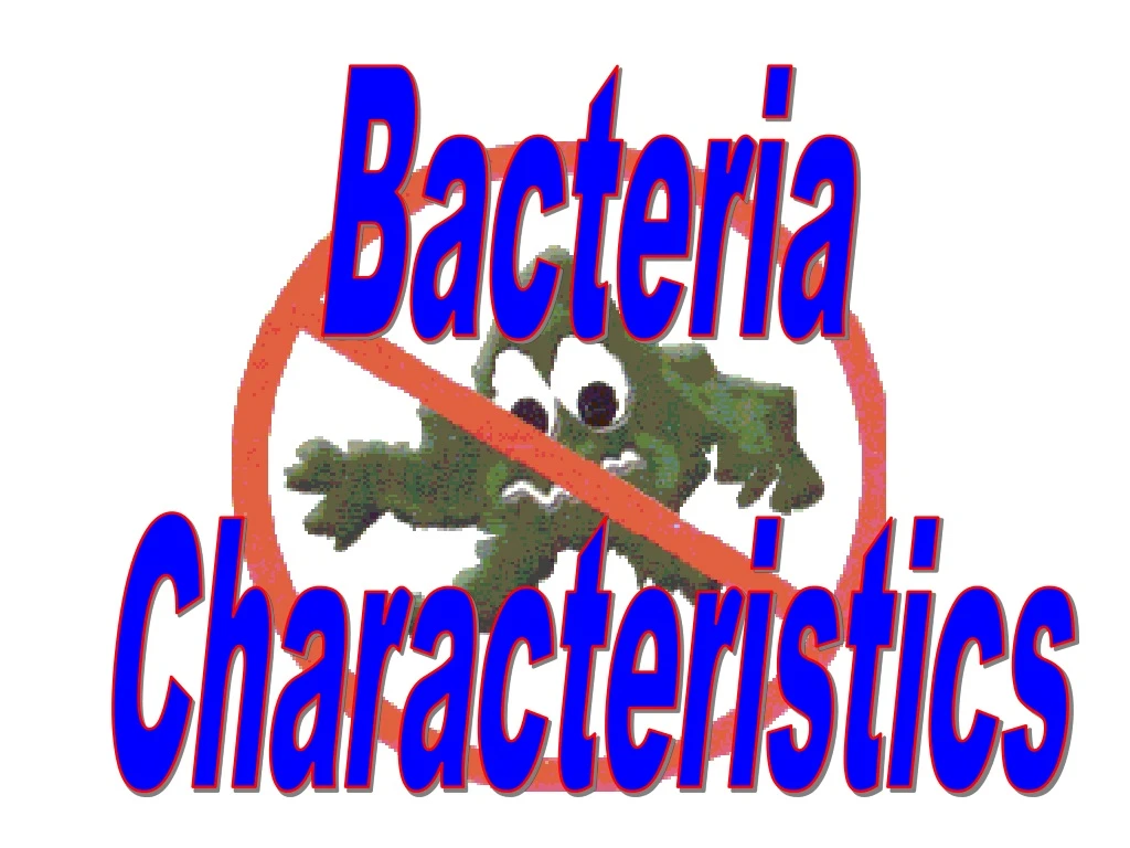 bacteria characteristics