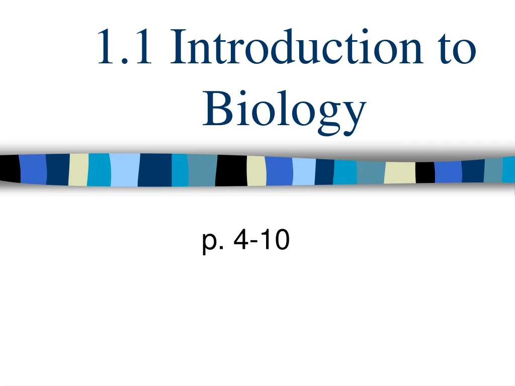 1 1 introduction to biology