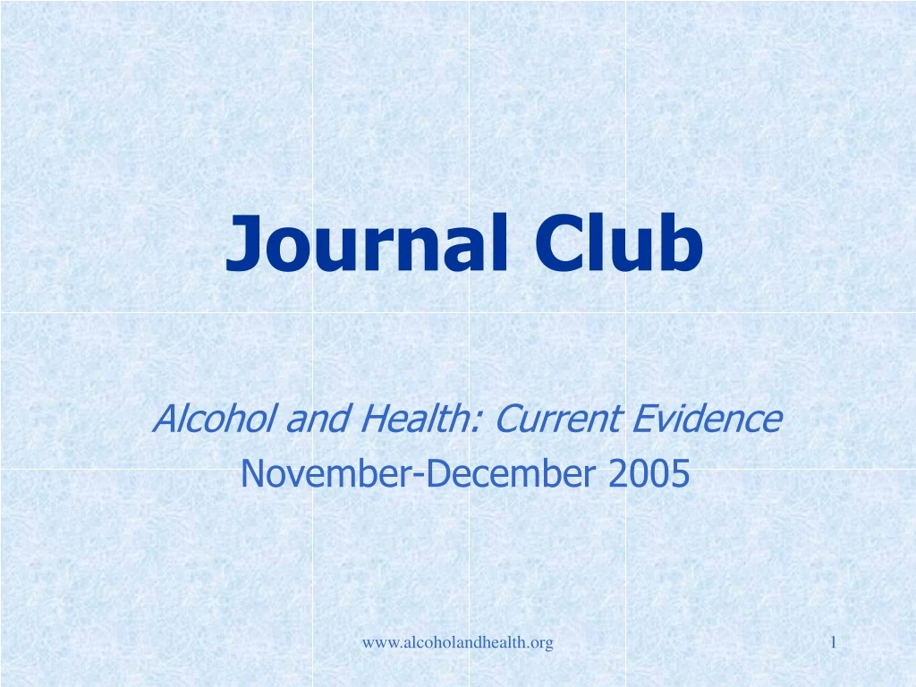 journal club