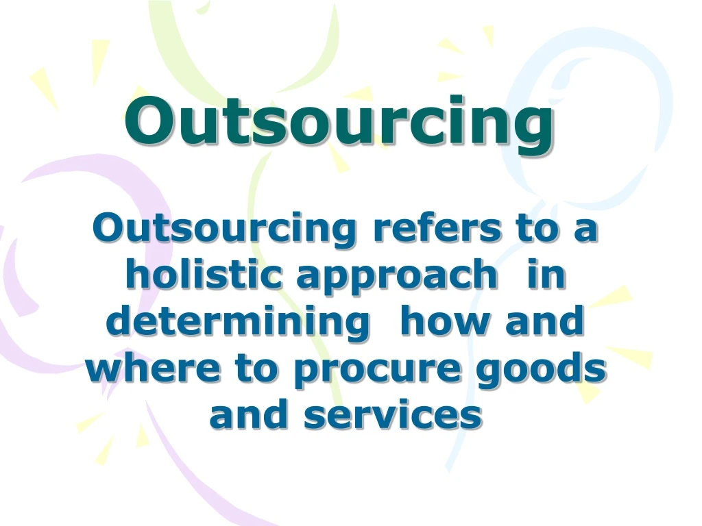 outsourcing