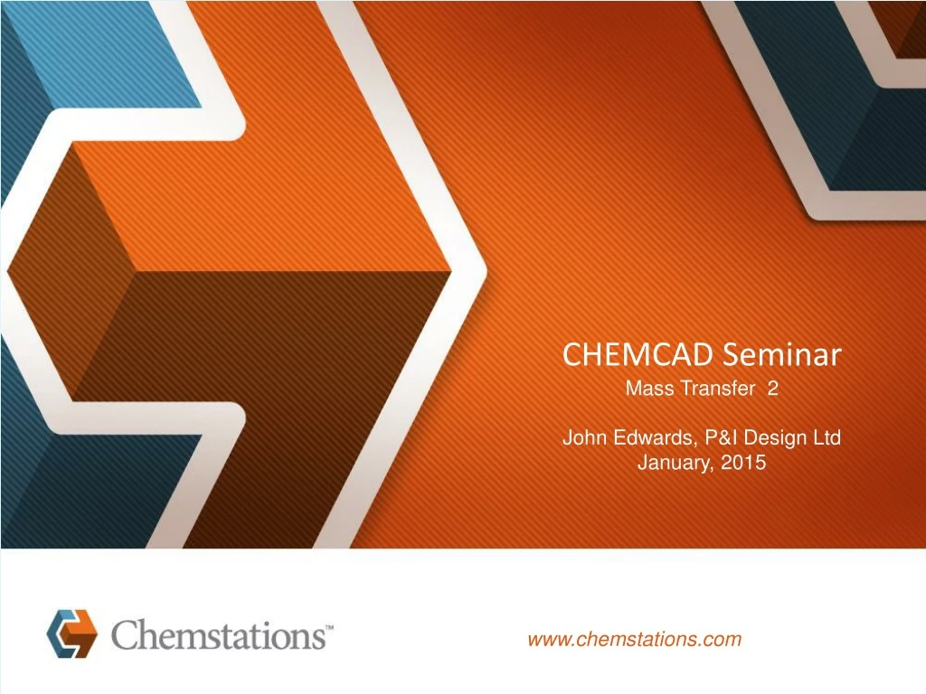 chemcad seminar mass transfer 2 john edwards