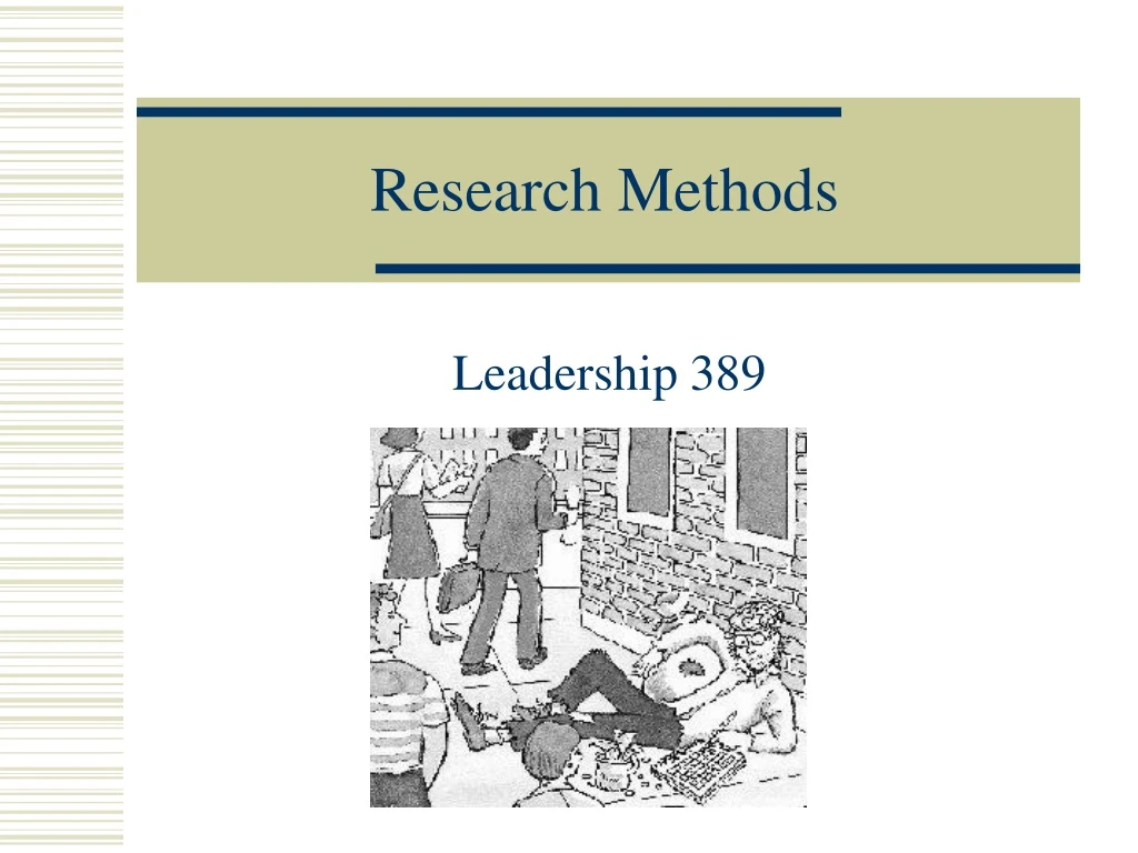 research methods