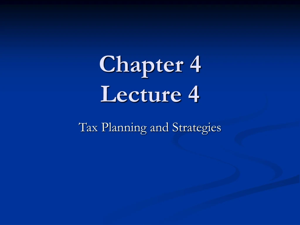 chapter 4 lecture 4