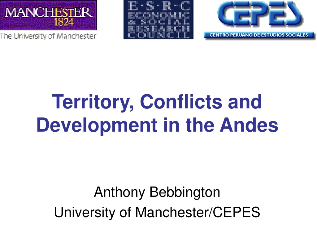 territory conflicts and development in the andes