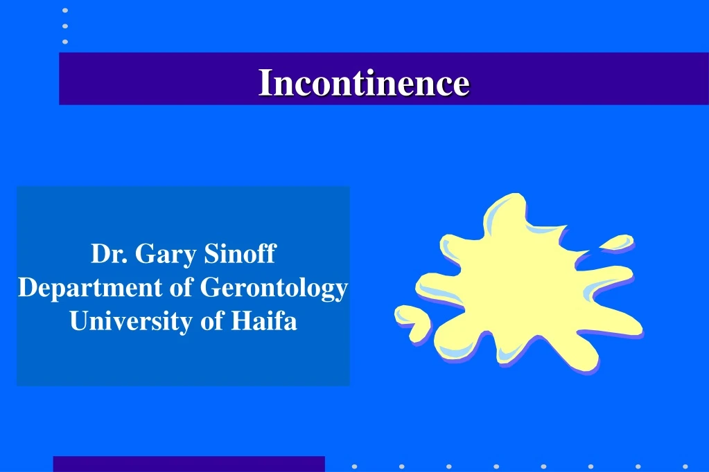 incontinence