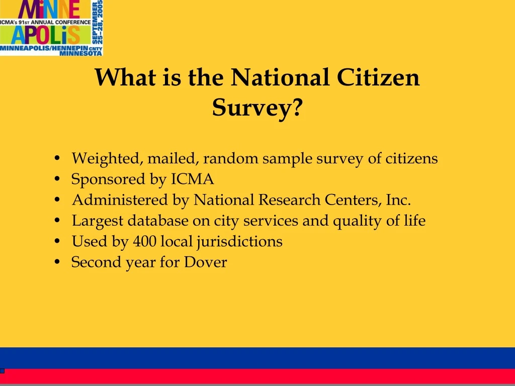 what is the national citizen survey