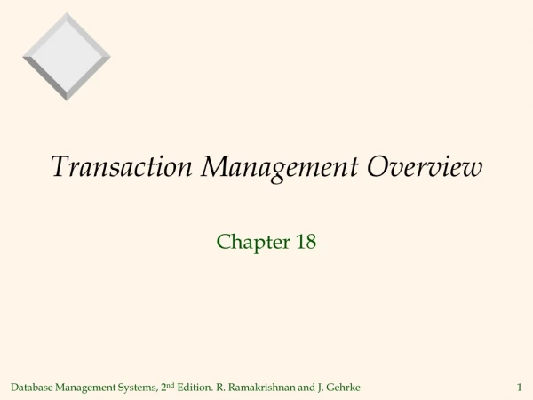 Transaction Management Overview