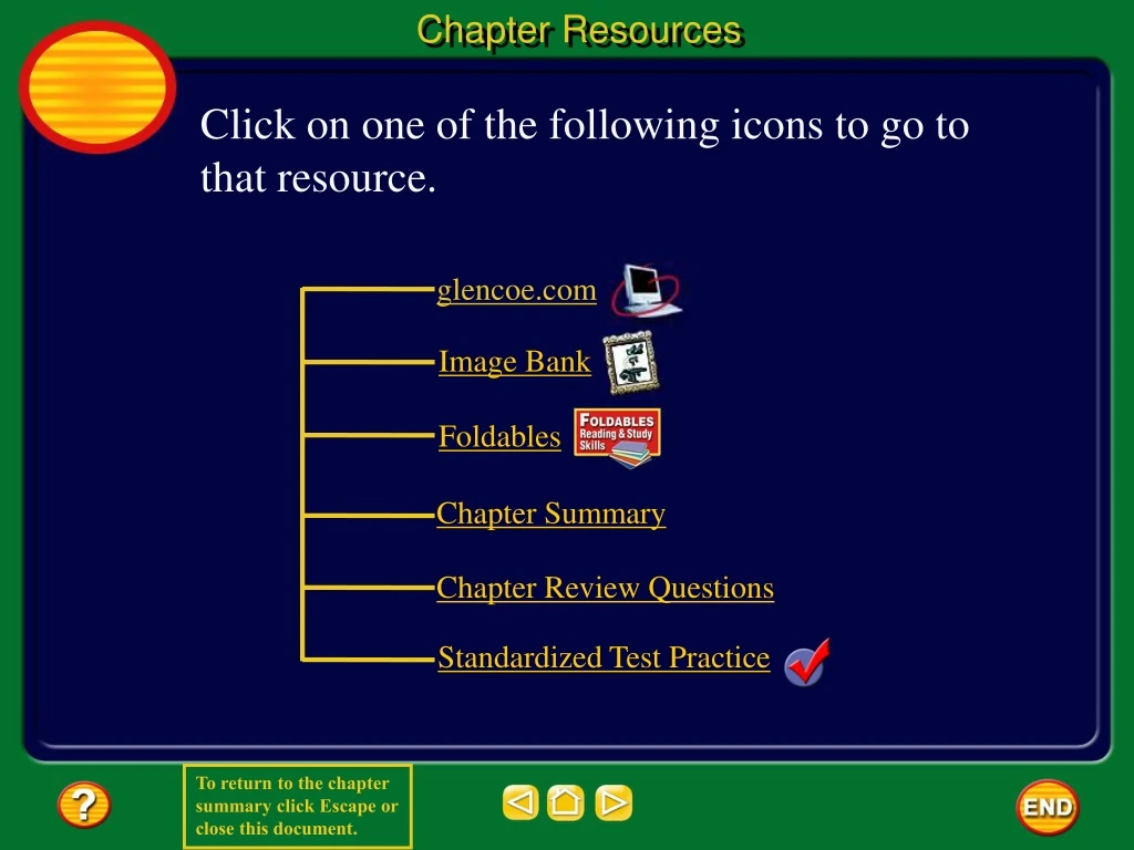 chapter resources