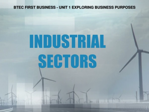 INDUSTRIAL SECTORS