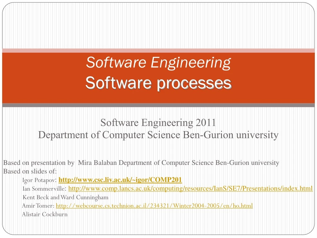 software engineering software processes