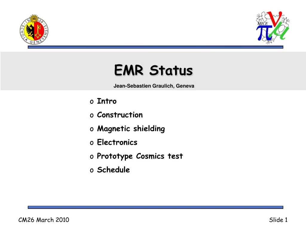 emr status