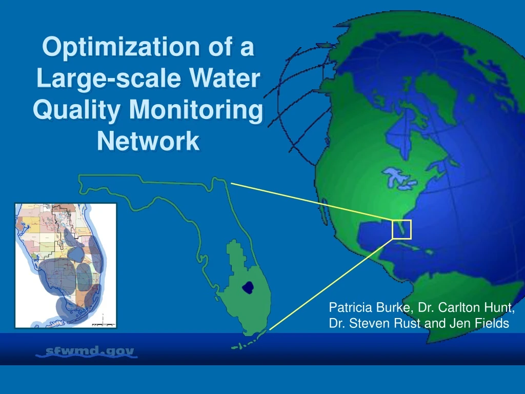 optimization of a large scale water quality