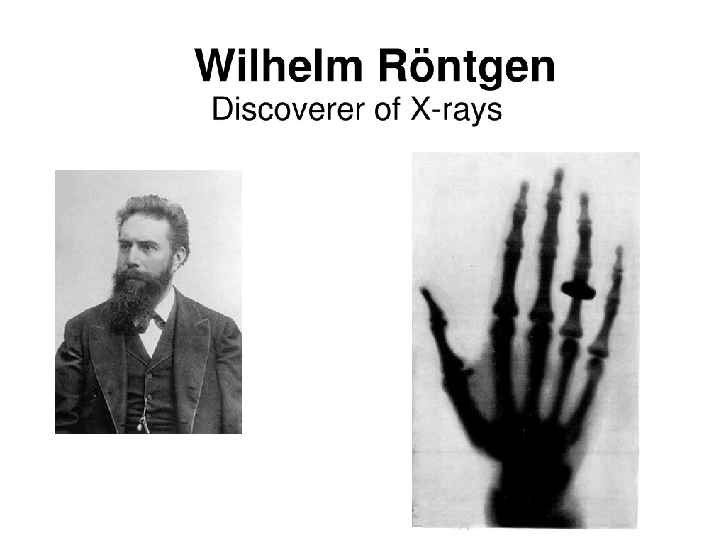 wilhelm r ntgen