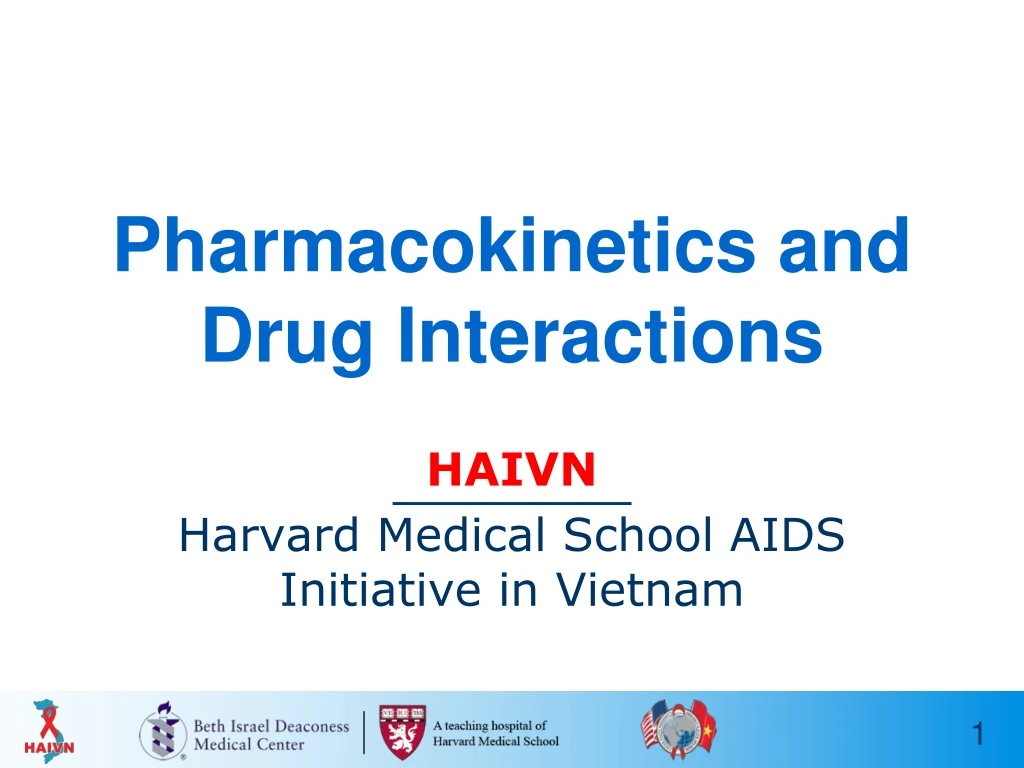 pharmacokinetics and drug interactions