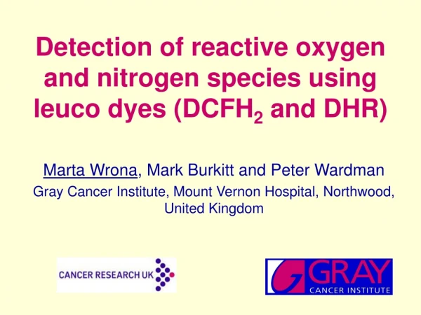 Detection of reactive oxygen and nitrogen species using leuco dyes (DCFH 2  and DHR)