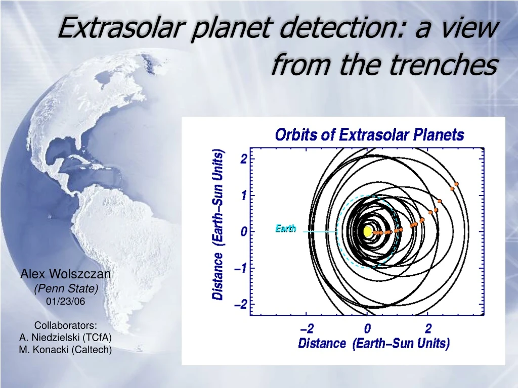 extrasolar planet detection a view from the trenches