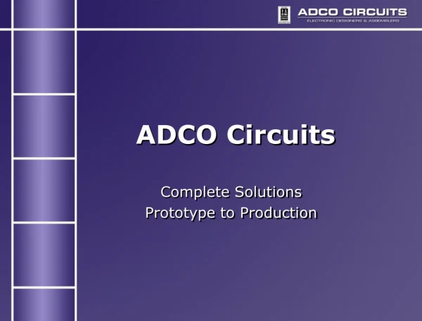 ADCO Circuits