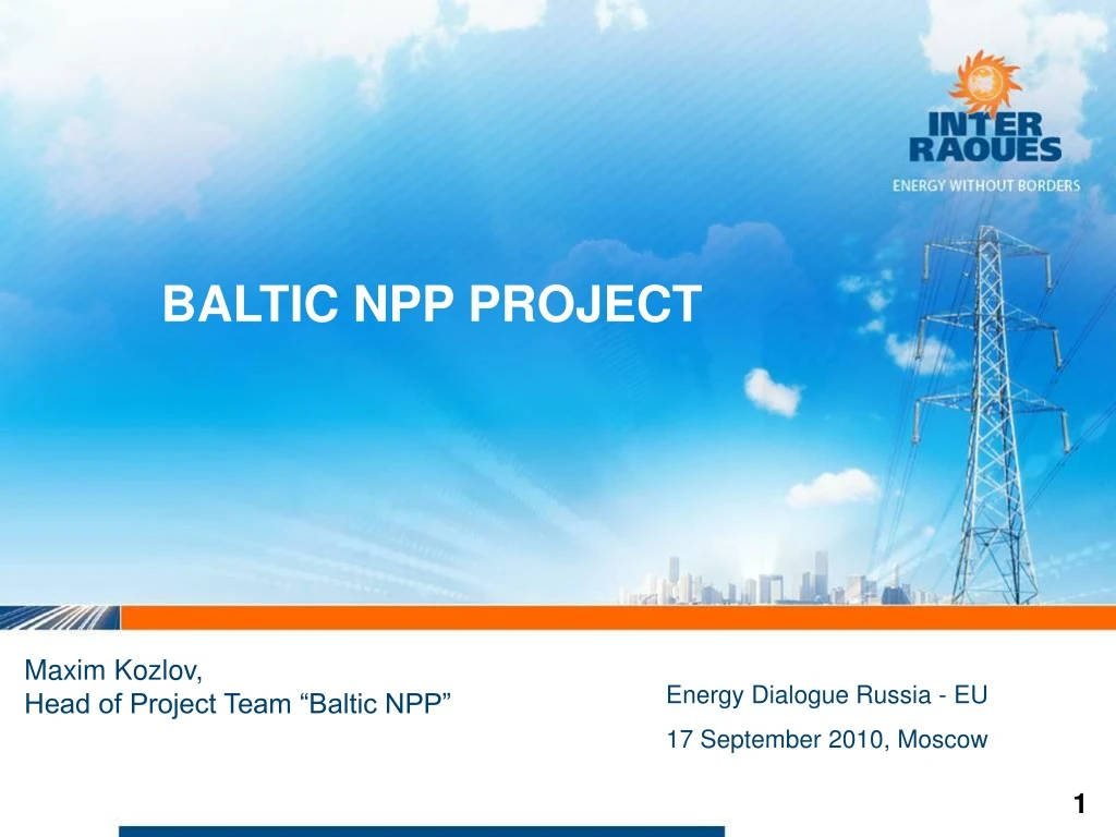 baltic npp project