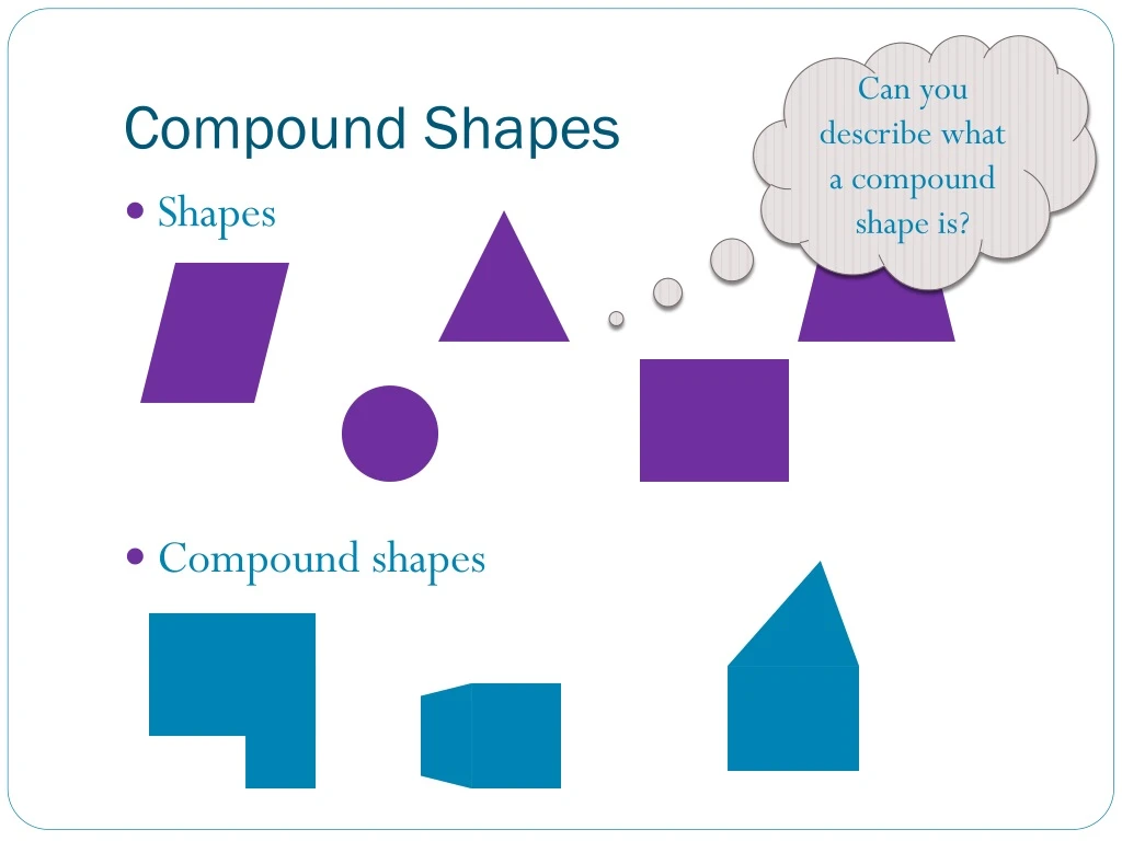 compound shapes