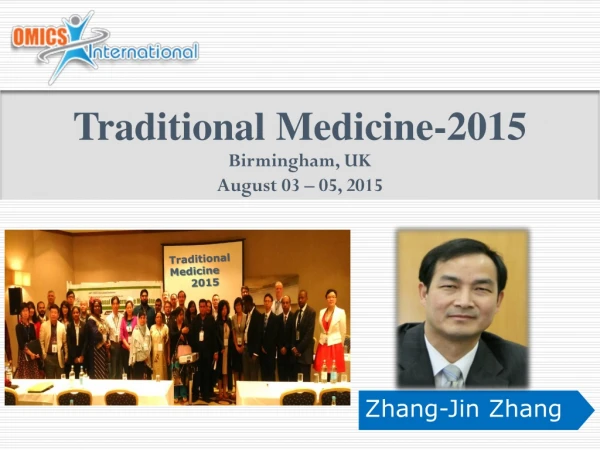 Traditional Medicine-2015 Birmingham, UK August 03  –  05, 2015