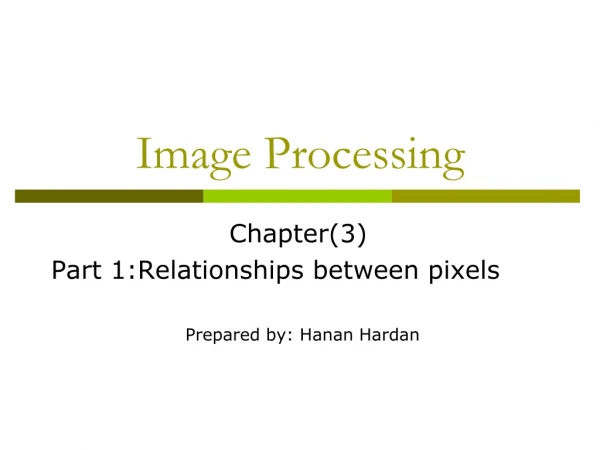 Image Processing