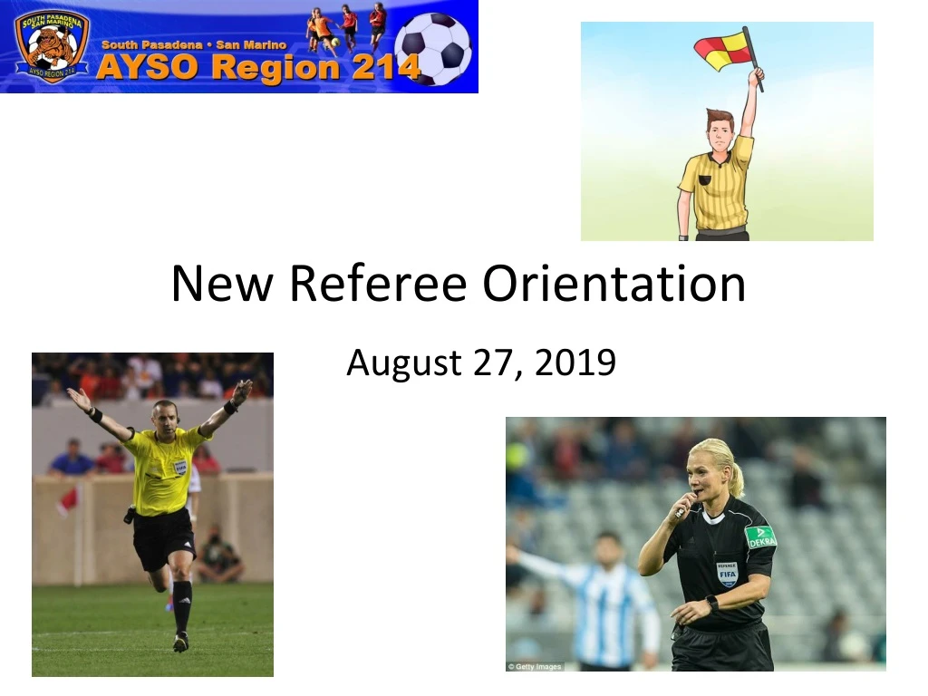 new referee orientation