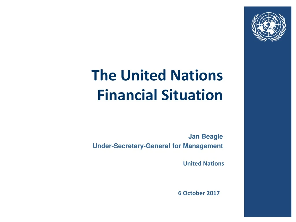 the united nations financial situation