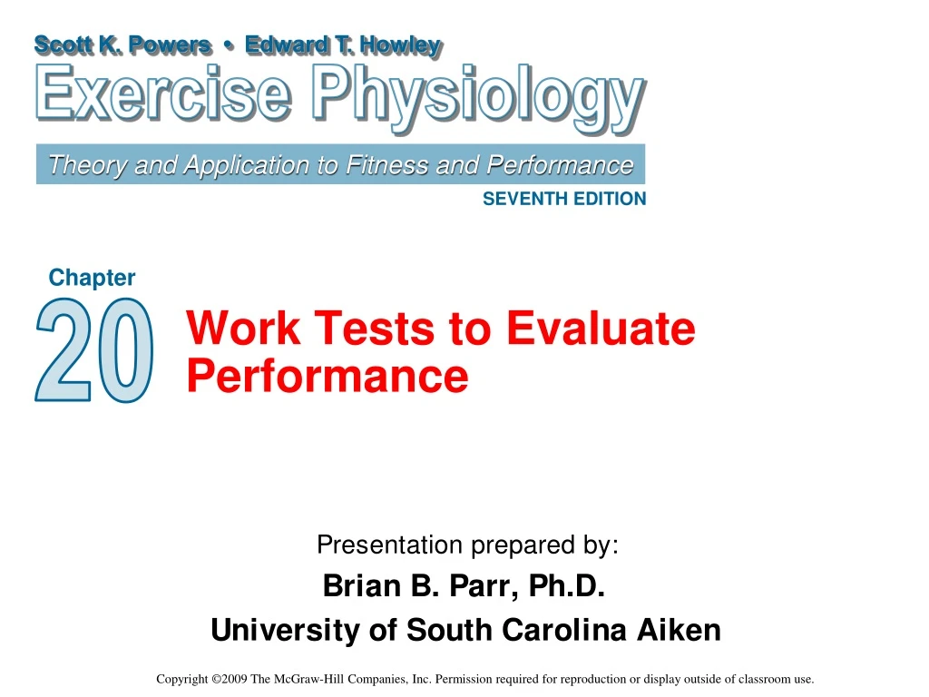 work tests to evaluate performance