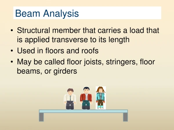Structural member that carries a load that is applied transverse to its length