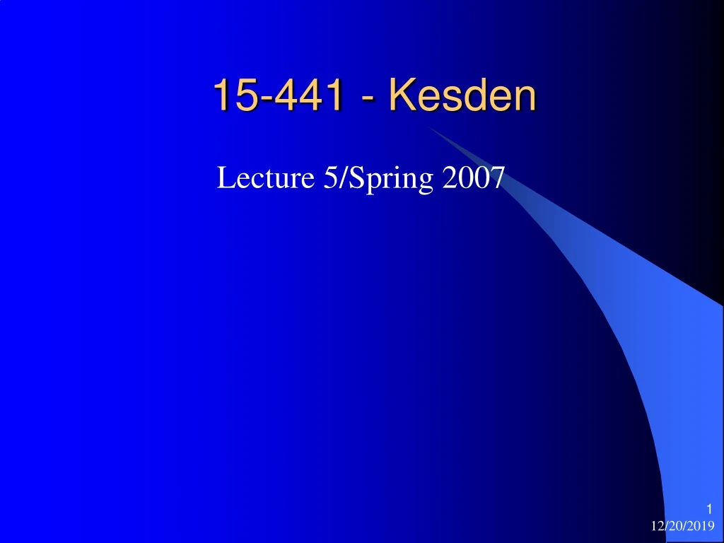 15 441 kesden