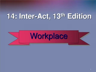 Workplace - slide 1