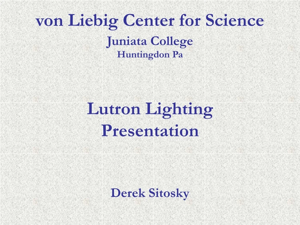 von liebig center for science juniata college