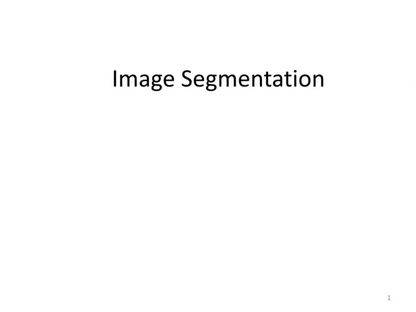 Image Segmentation