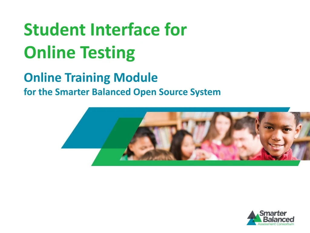 student interface for online testing